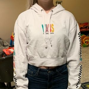 cropped vans sweatshirt